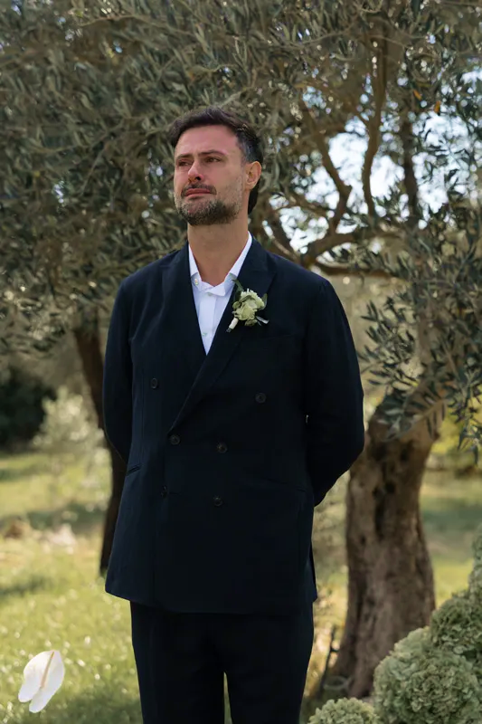 Flottie wedding decor and organisation for "Where Light Lingers" featuring bride and groom at Talici Hill Villa in Montenegro