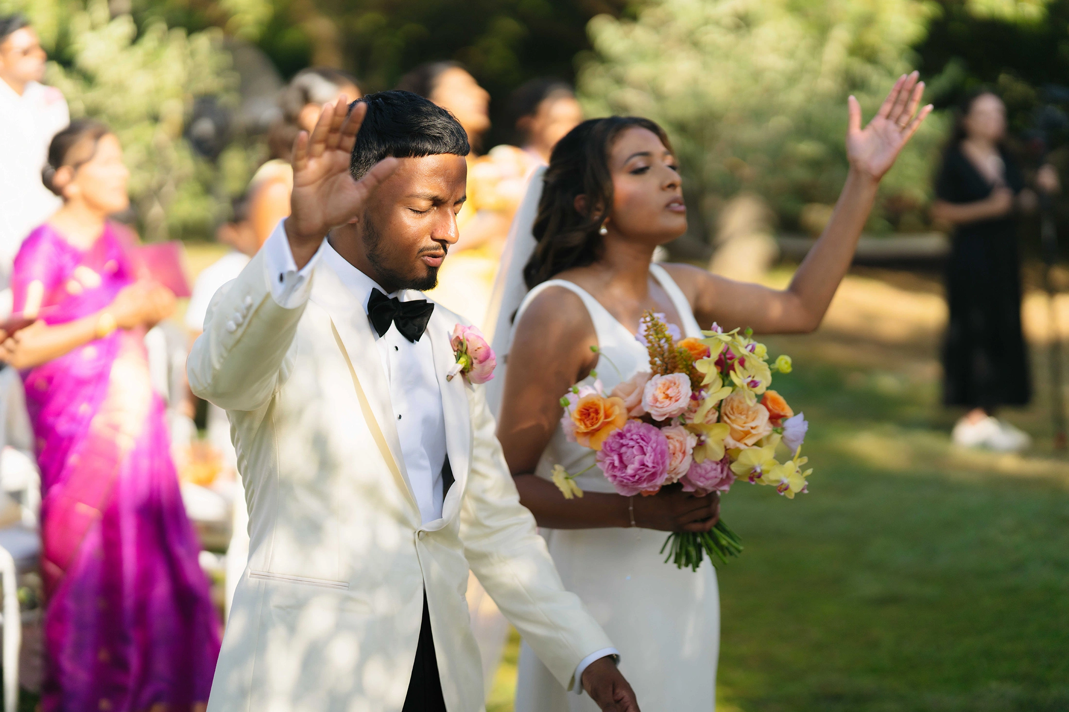 Flottie wedding ceremony decor and organisation for "Gathered in Joy" project at Talici Hill Villa Montenegro