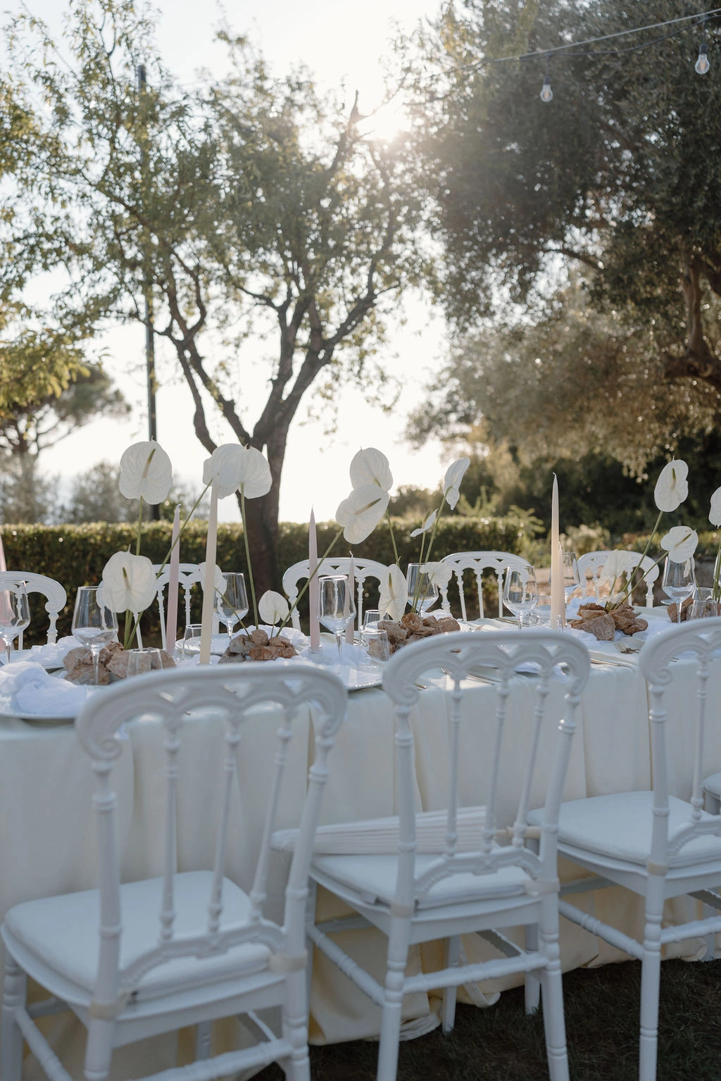 Flottie wedding floral design and organisation for "Effortless Elegance" project at Talici Hill Villa