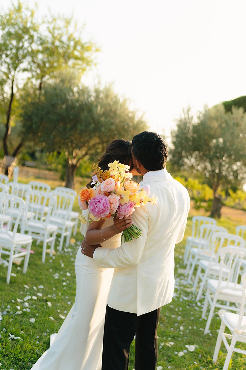 Flottie wedding decor and organisation for "Gathered in Joy" banquet at Talici Hill Villa in Montenegro