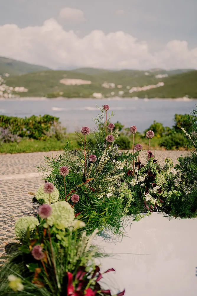 Historic stone architecture of Mamula Island hotel and spa, Montenegro wedding venue