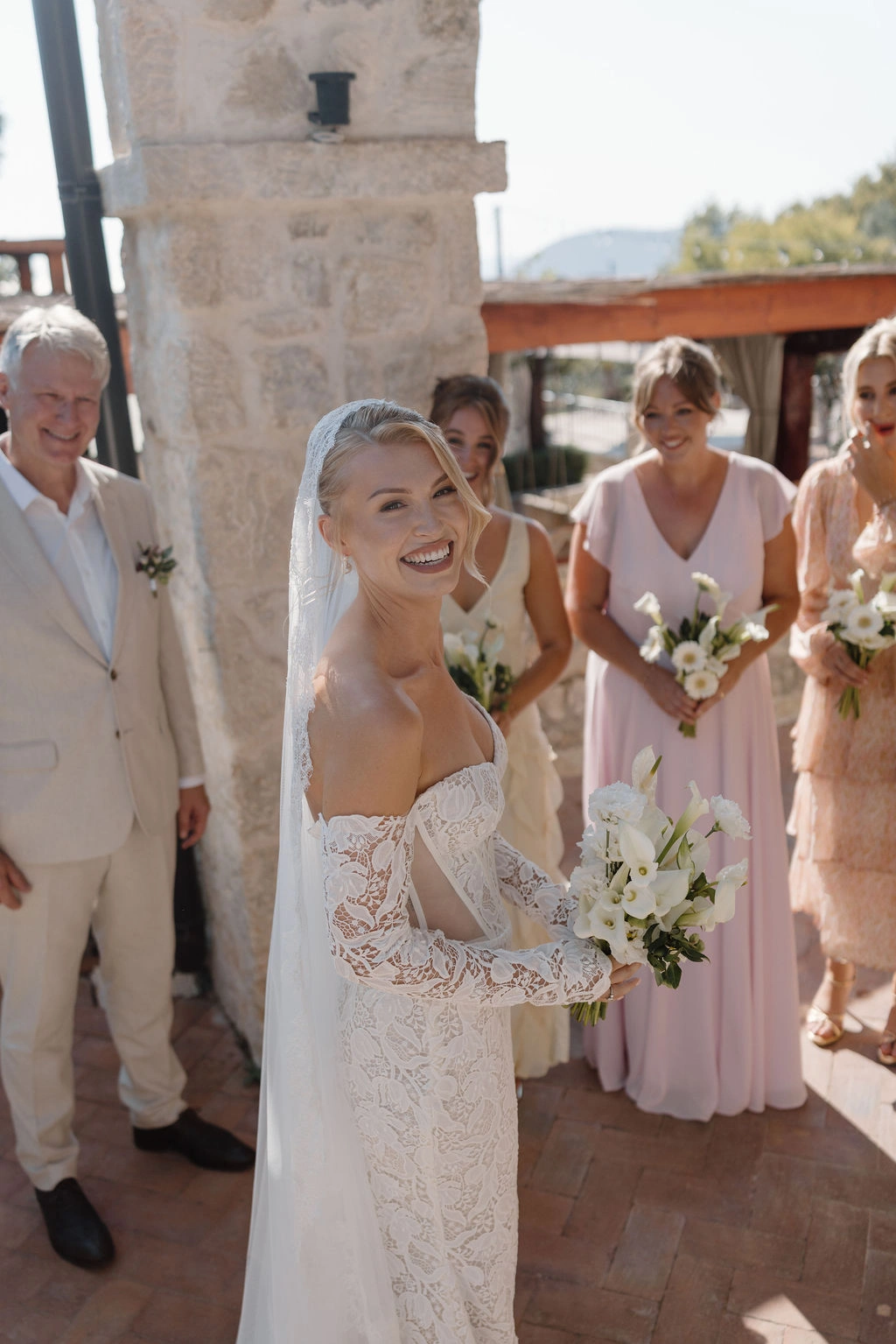 Flottie wedding styling and decor organisation for "Effortless Elegance" couple shoot at Talici Hill Villa