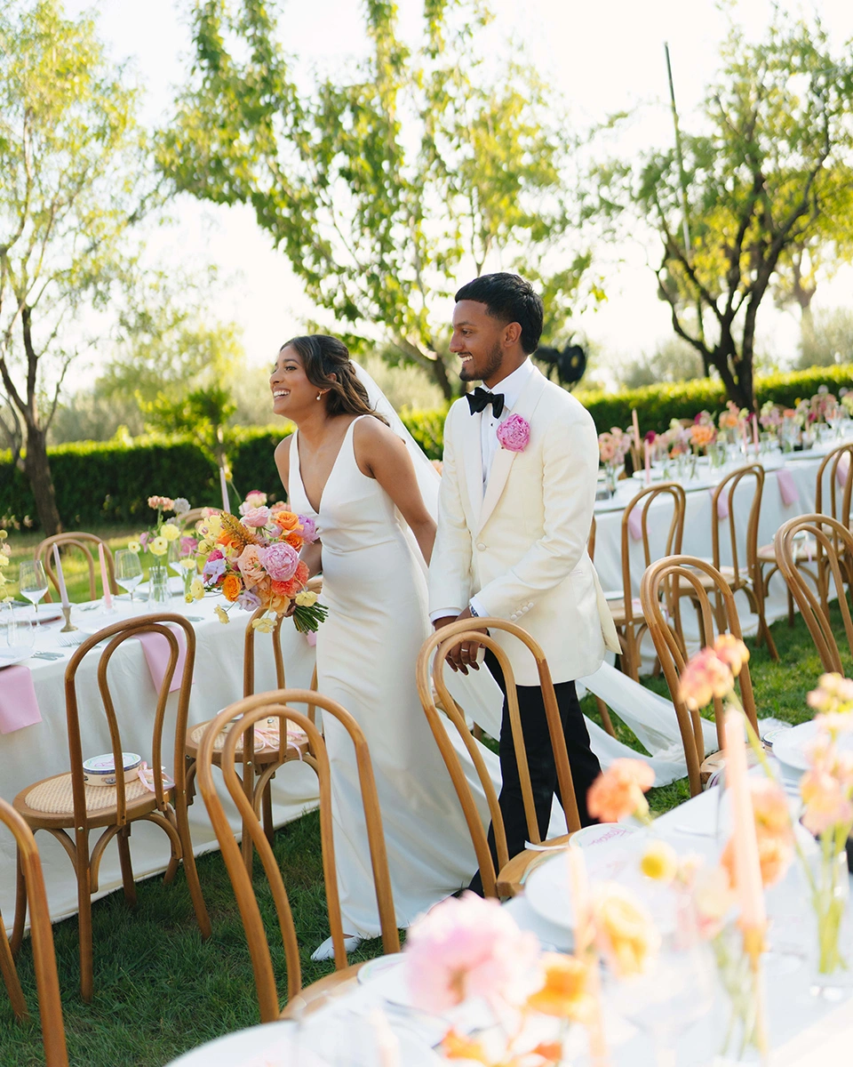 Flottie wedding decor and organisation for "Gathered in Joy" banquet at Talici Hill Villa in Montenegro