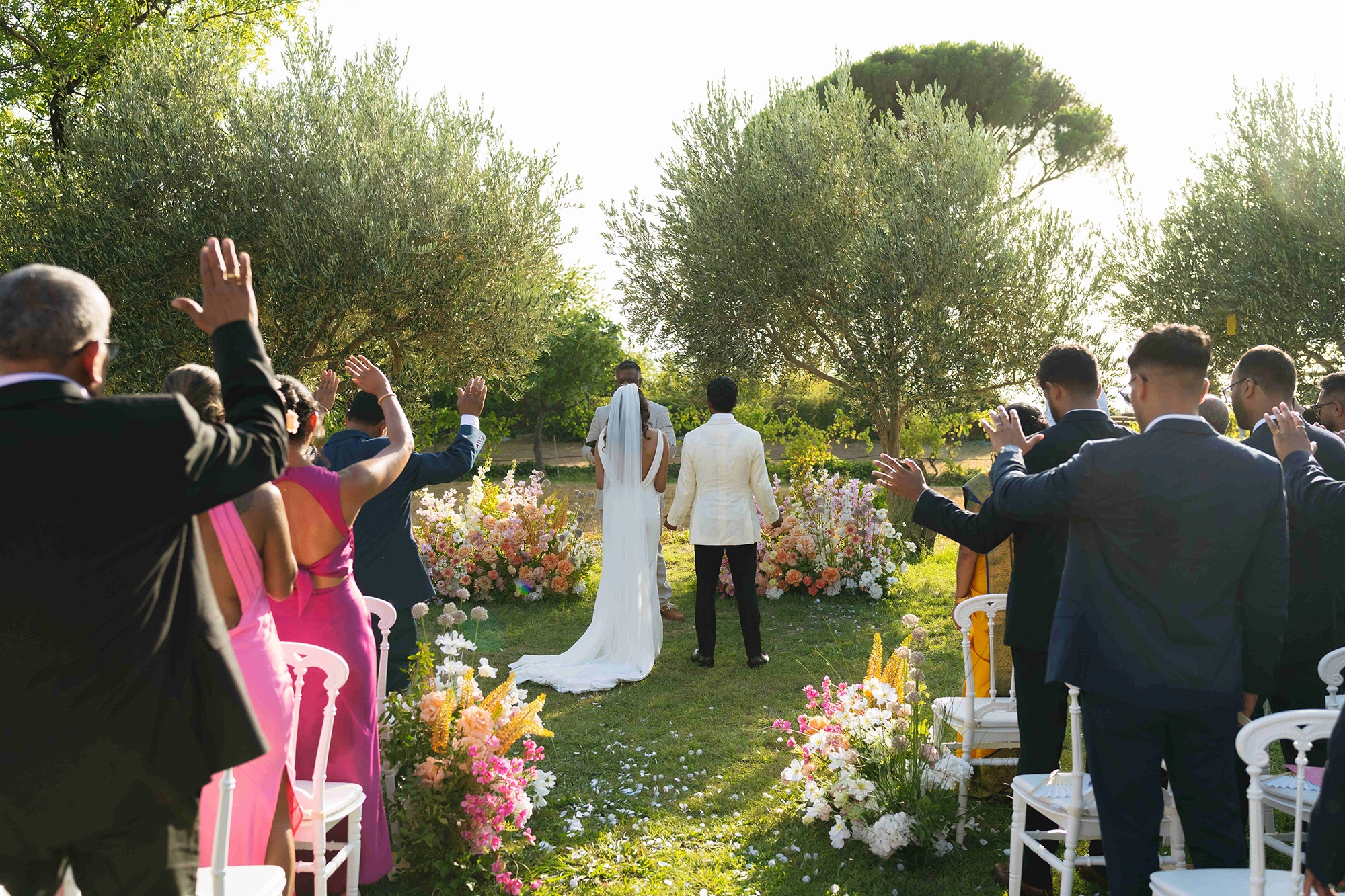 Flottie wedding ceremony decor and organisation for "Gathered in Joy" project at Talici Hill Villa Montenegro