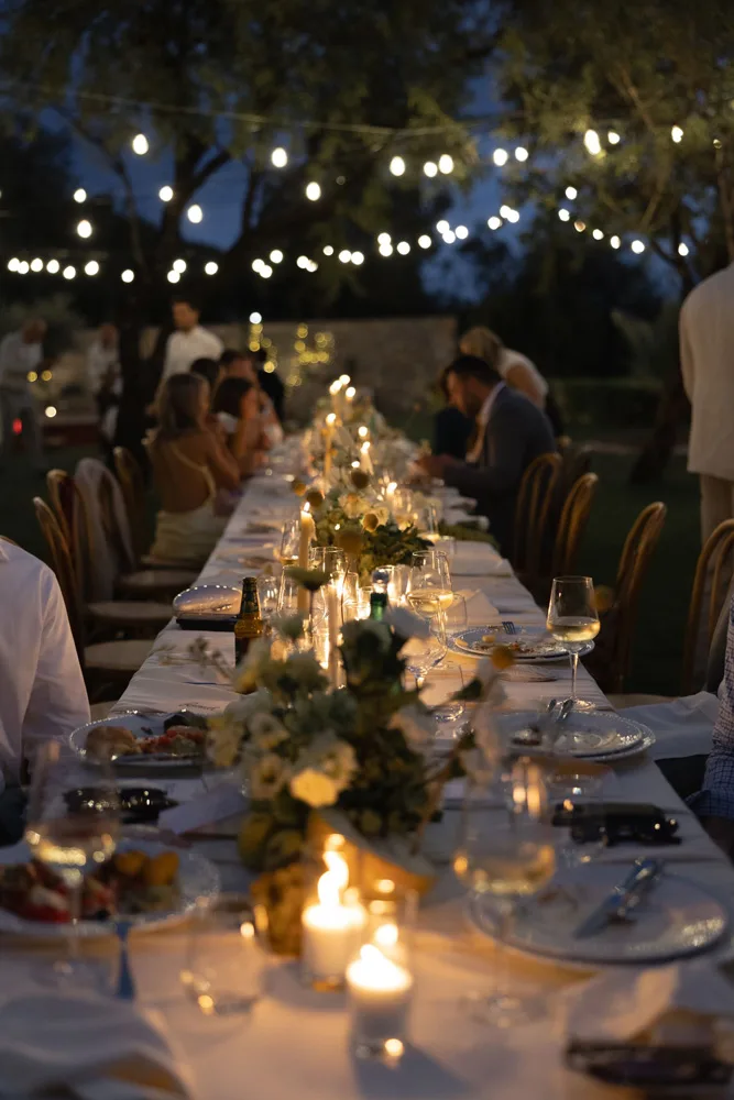 Wedding event details