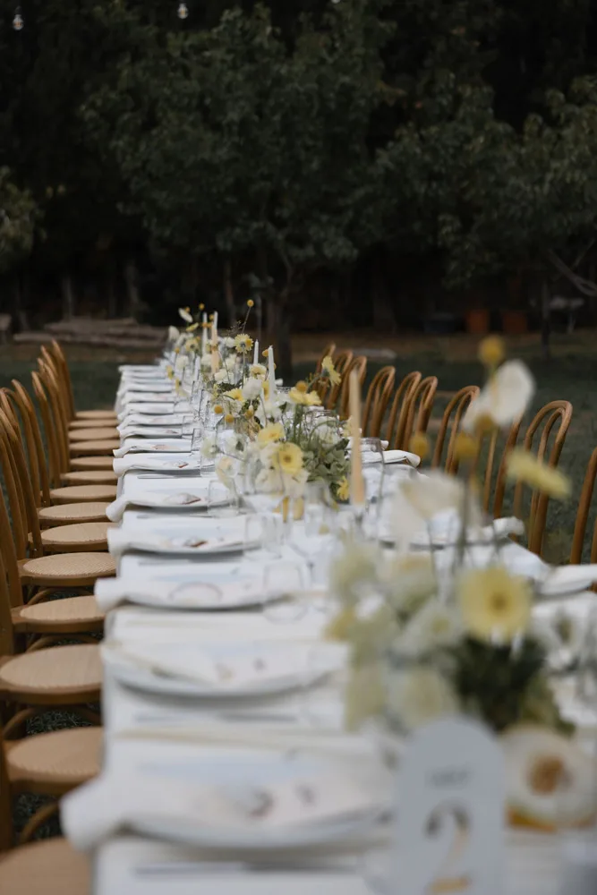 Flottie wedding ceremony decor and organisation for "Where Light Lingers" celebration with bride and groom at Talici Hill Villa Montenegro
