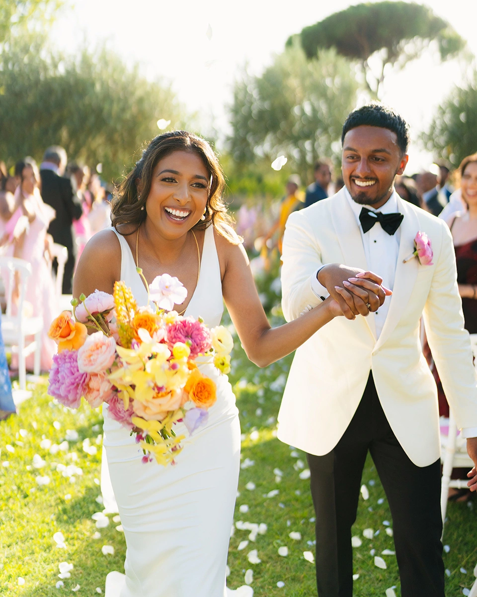 Flottie wedding ceremony decor and organisation for "Gathered in Joy" project at Talici Hill Villa Montenegro