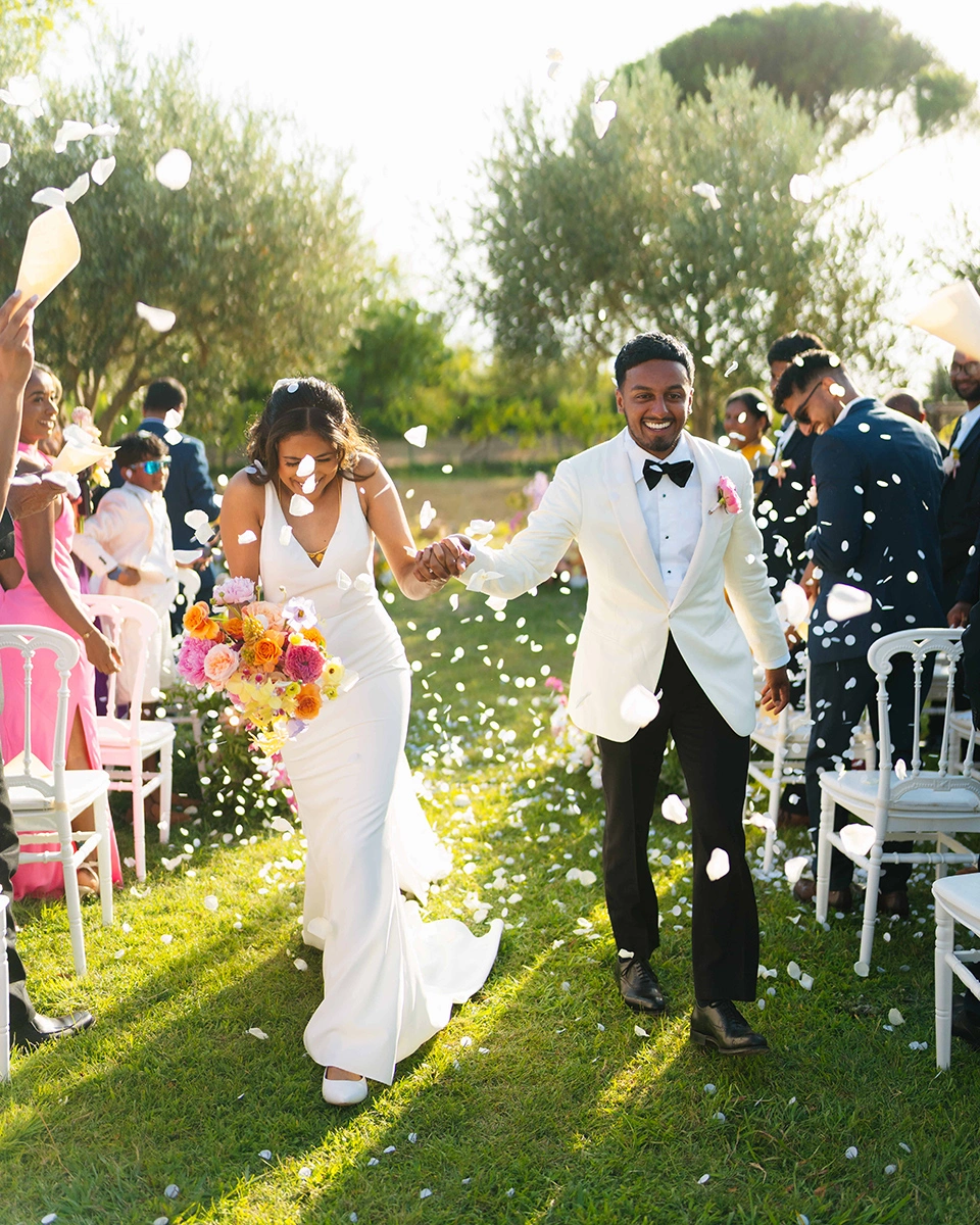 Flottie wedding ceremony decor and organisation for "Gathered in Joy" project at Talici Hill Villa Montenegro